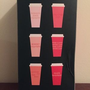 Starbucks Holiday Reusable Travel Hot Cups-6 NIB